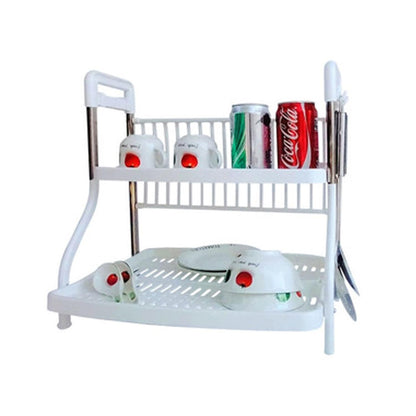 Rack Escurridor Secador 2 Niveles4#Blanco