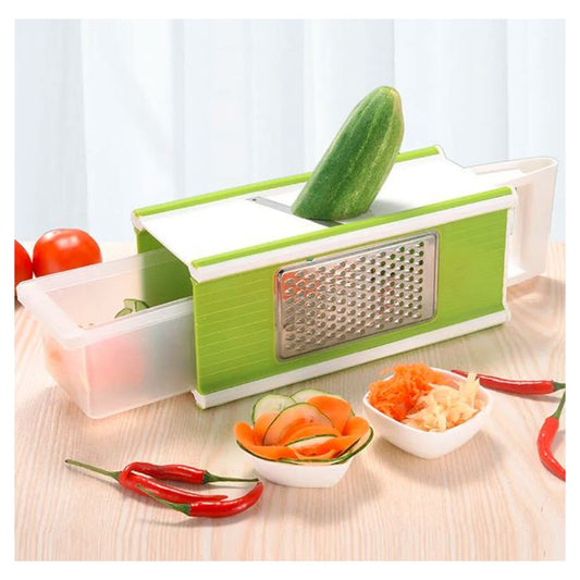 Rallador de Verduras Cocina Multifuncional 5 en 1 Verde1#Verde