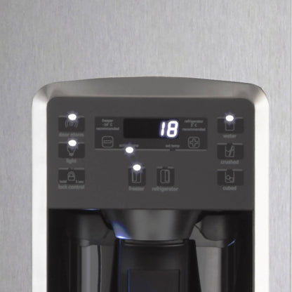 Refrigerador Side By Side GRC26FGKFSS 700L4#Acero