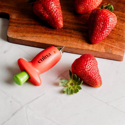 Removedor Tallo Frutilla2#Rojo