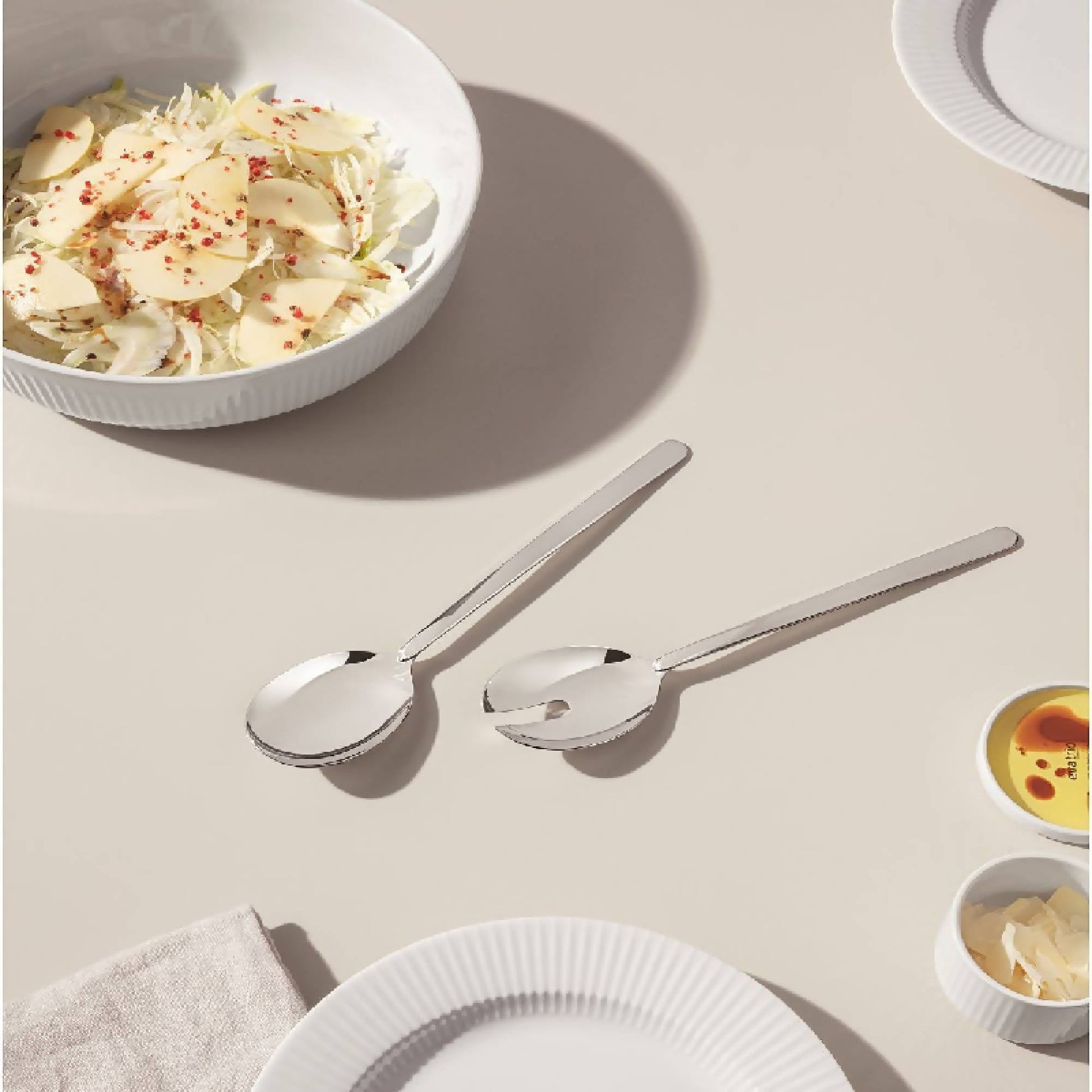 Pack Cucharas Ensalada1#Acero