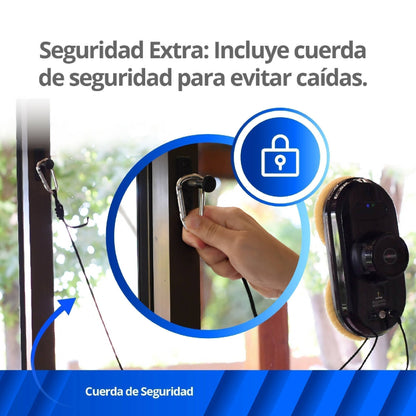 Robot Limpiavidrios Thor Win Bot3#Negro