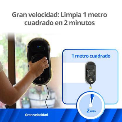 Robot Limpiavidrios Thor Win Bot8#Negro