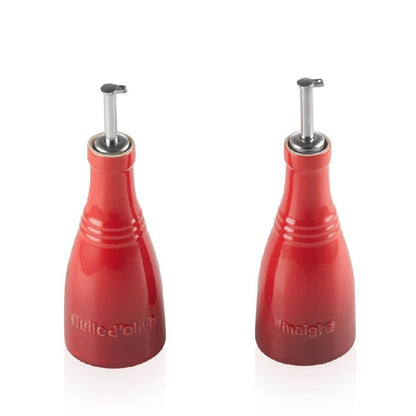 Set Para Aceite y Vinagre2#Rojo