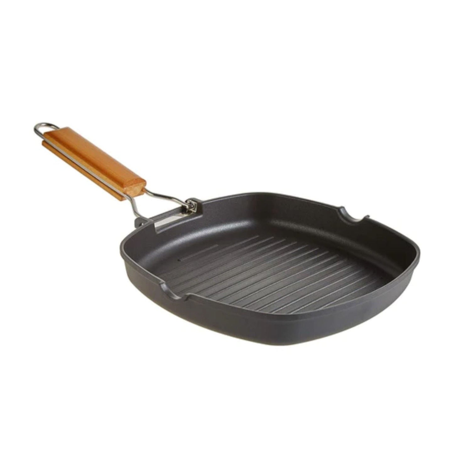 Sartén Grill Cuadrado Antiadherente 20 cm2#Negro