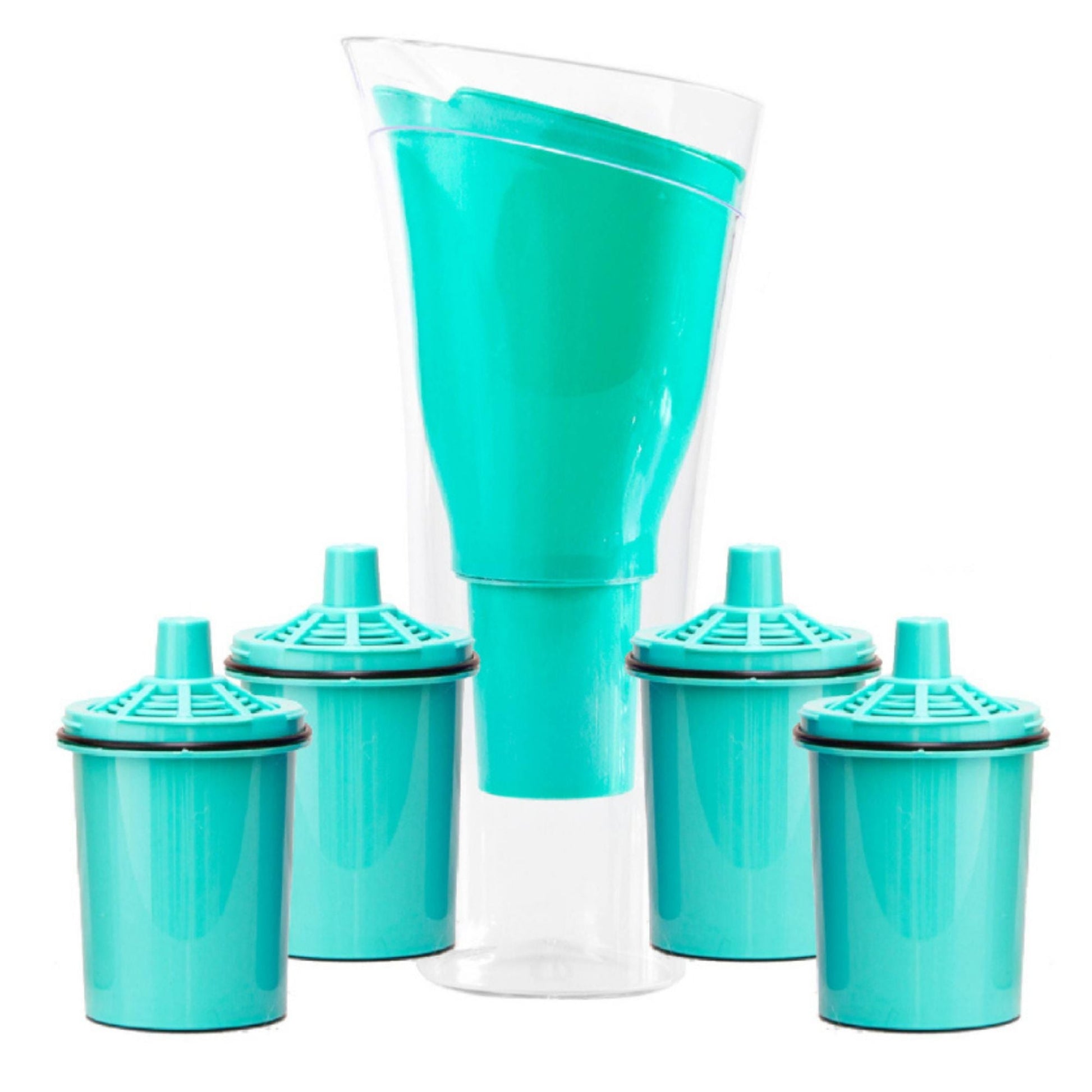 Jarra Purificadora de Agua SENSE + 4 Filtros de Repuesto1#Verde