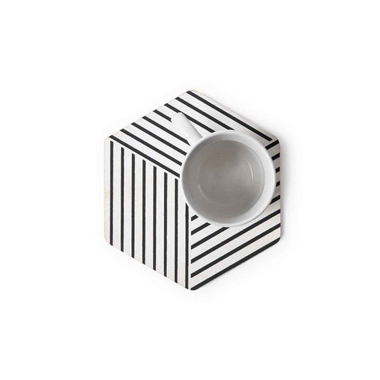 Set 2 Salvamanteles Cork Hexagonal1#Multicolor