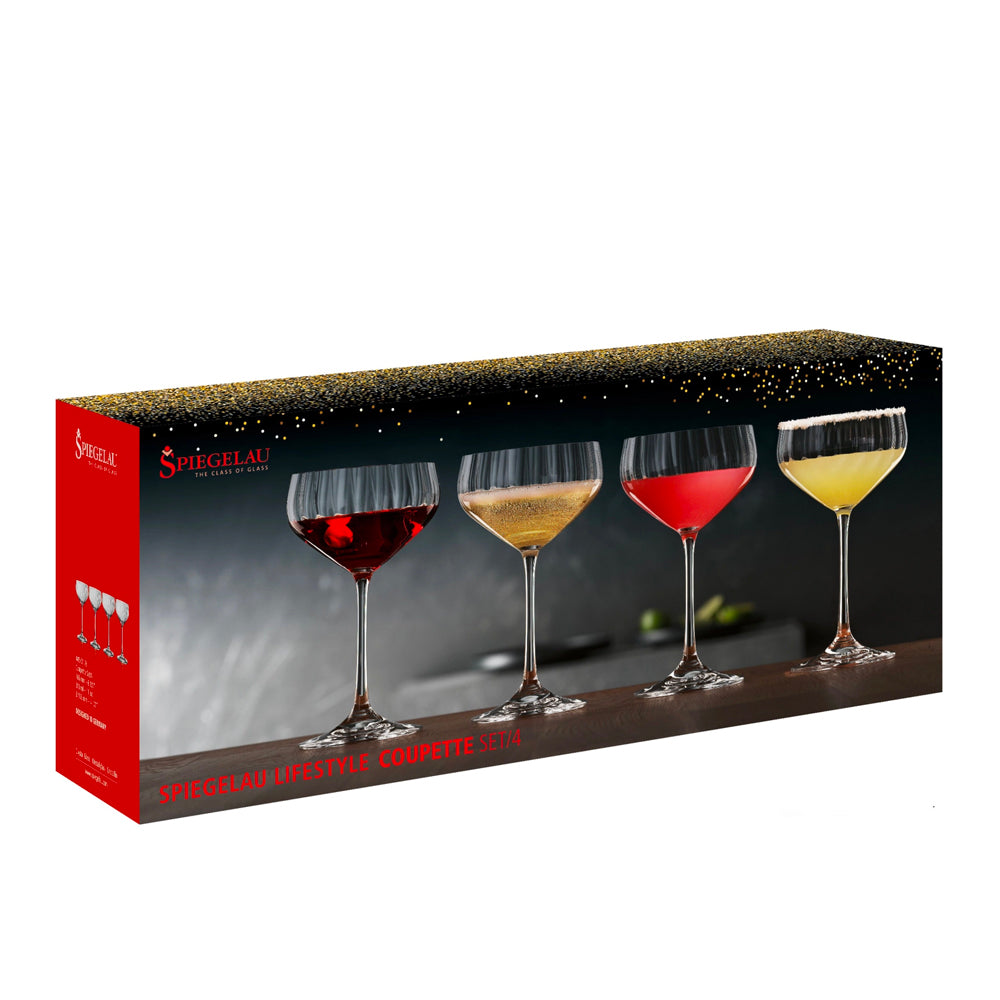 Set 4 Copas Lifestyle Coupette3#Transparente