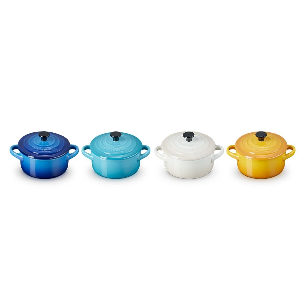 Set 4 Mini Cocottes Riviera3#Multicolor