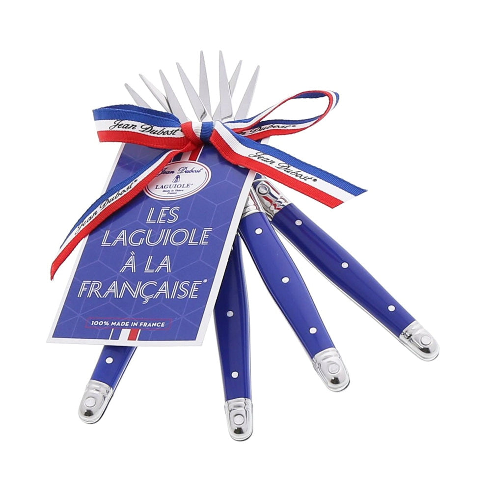 Set 4 Tenedor Cocktail 1#Azul