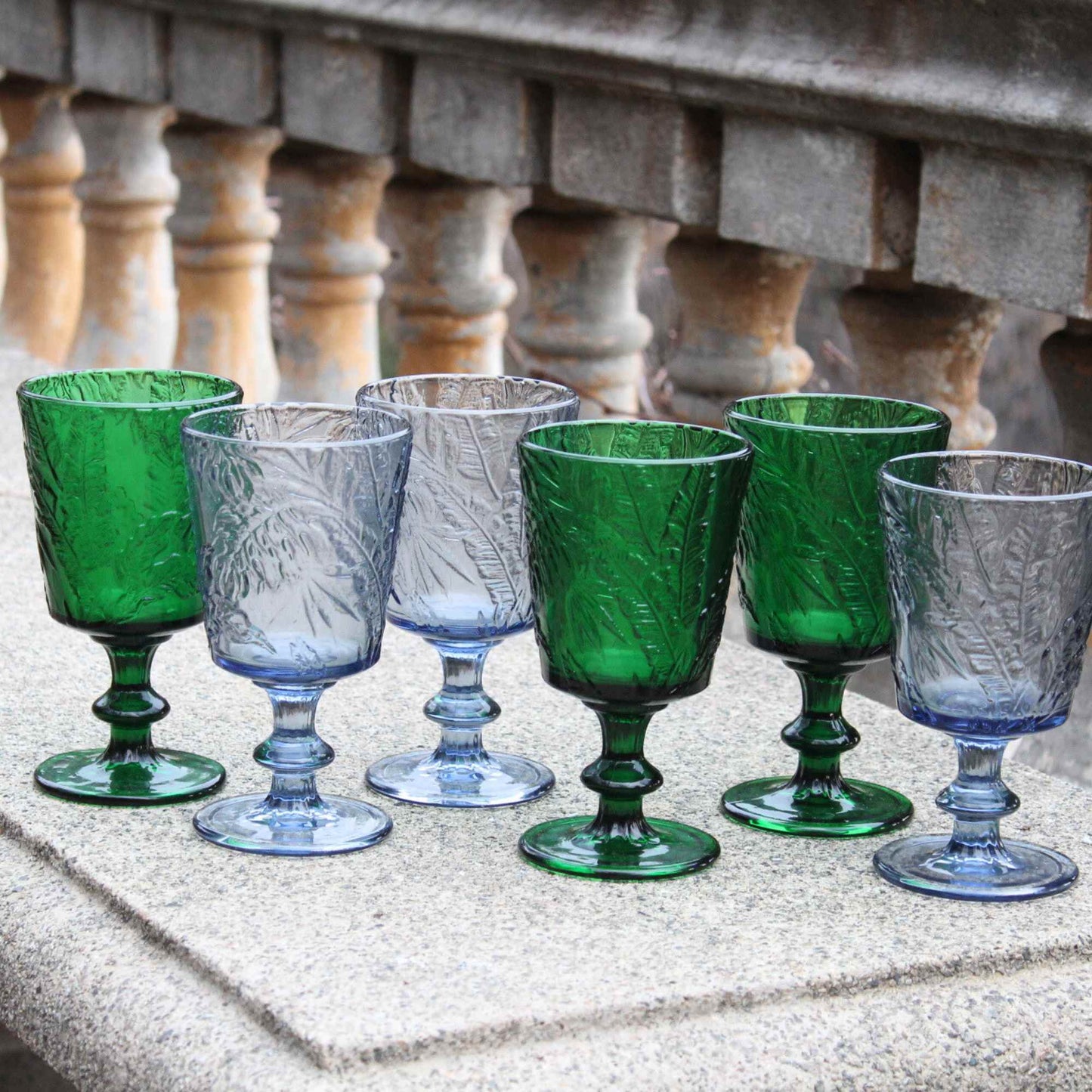 Set 6 Copas Mix Monstera1#Multicolor