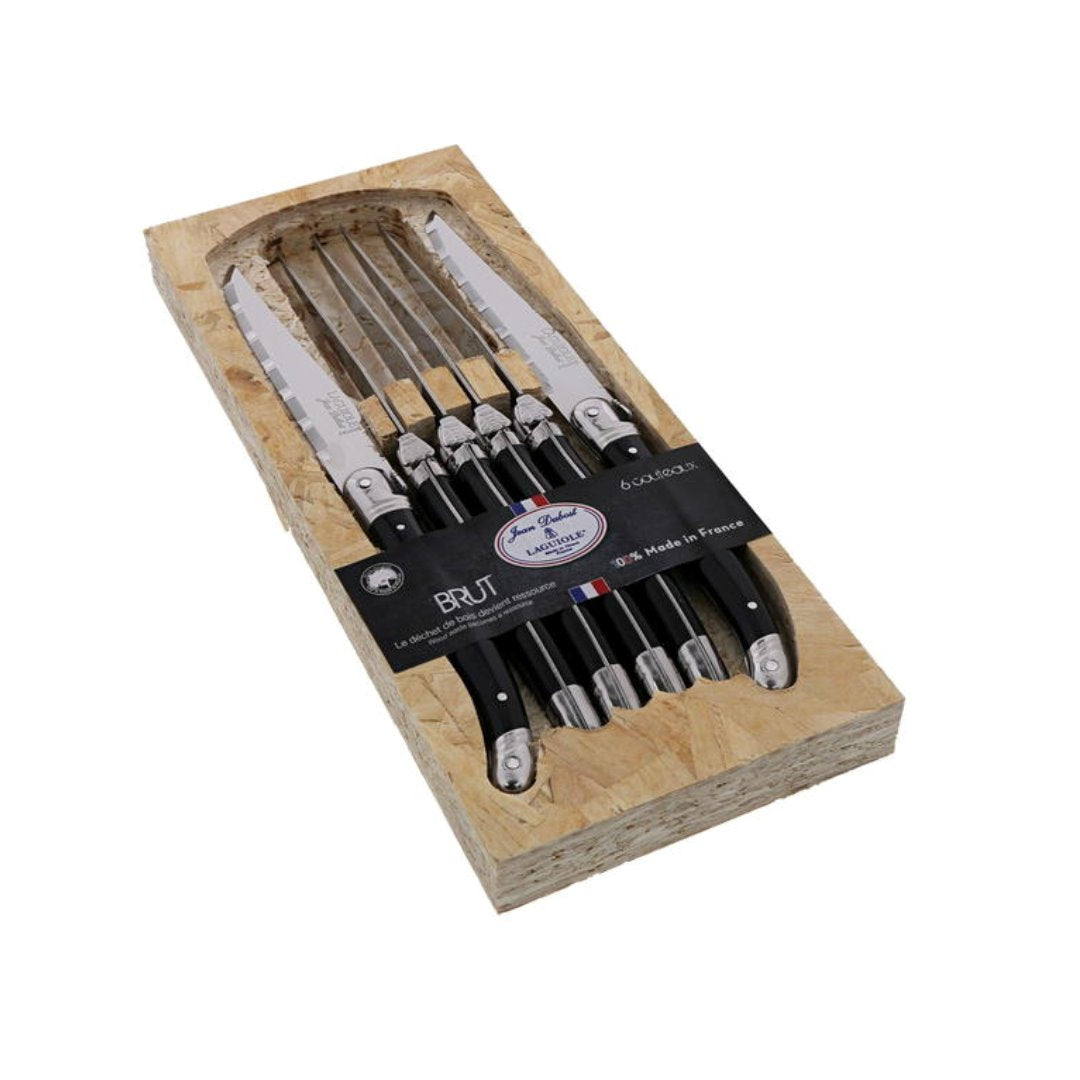 Set 6 Cuchillos Mesa Edición Brut1#Negro