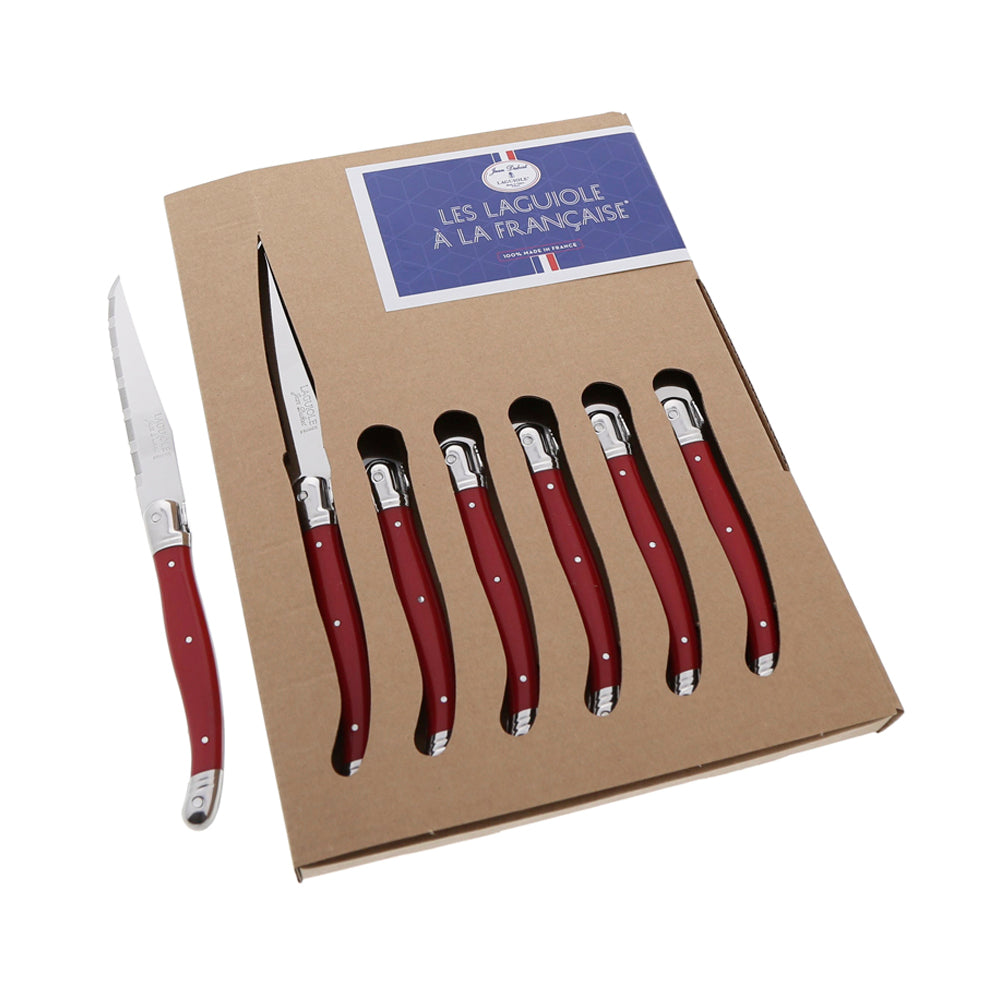 Set 6 Cuchillos Mesa Edición Especial3#Rojo