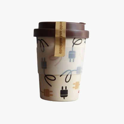 Set 6 Vasos Fibra Bambú3#Multicolor