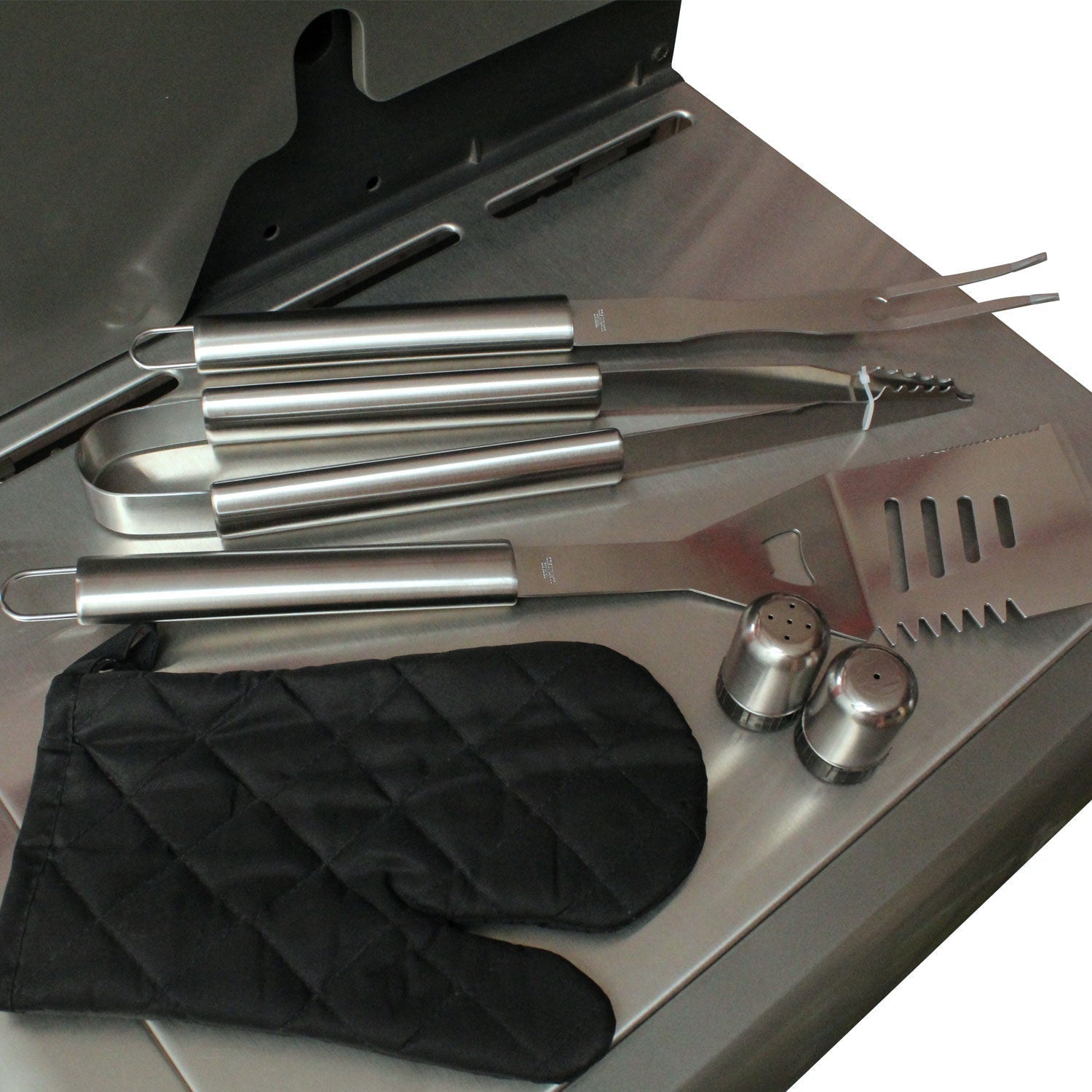 Set Accesorios Asados KG-A00001-N11#Negro