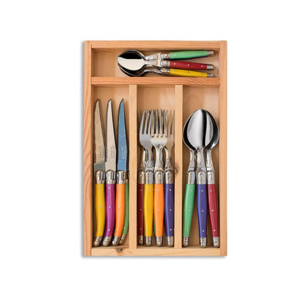 Set Cubiertos 24pz Caja Abierta4#Multicolor