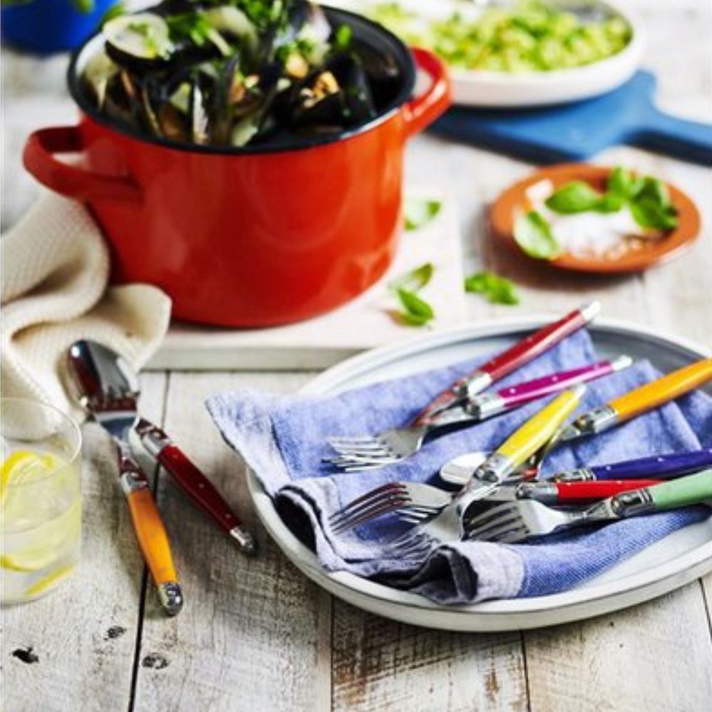 Set Cubiertos 24pz Caja Abierta1#Multicolor