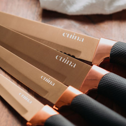 Set de 4 Cuchillos2#Cobre