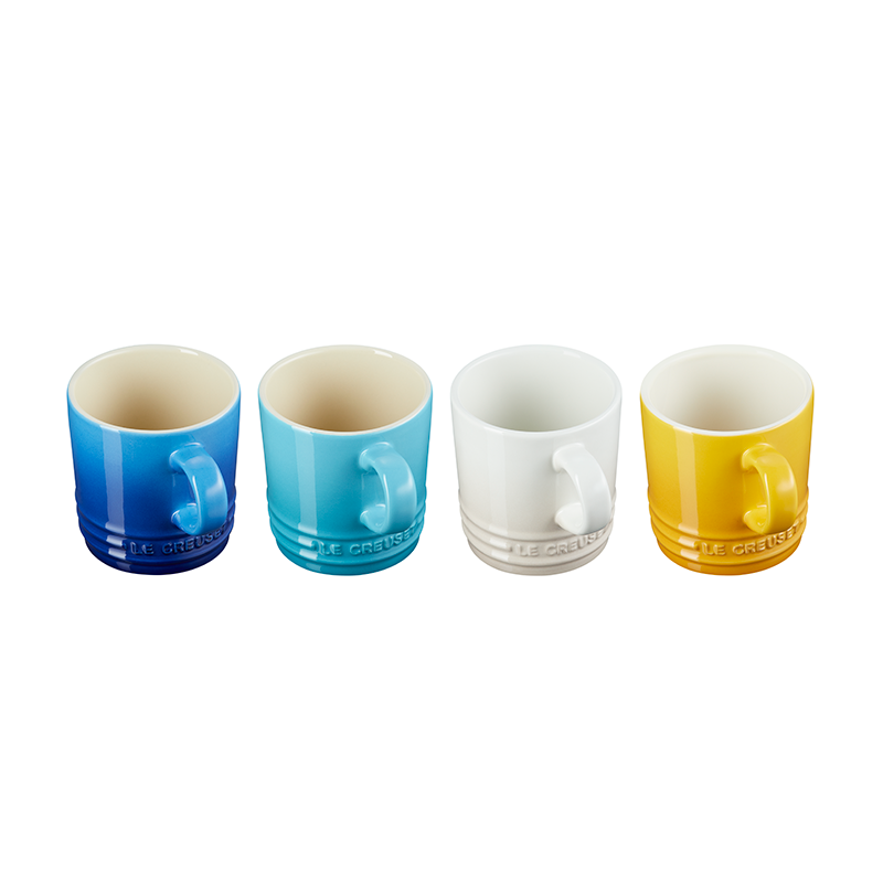 Set 4 Tazas Riviera 350 Ml1#Multicolor