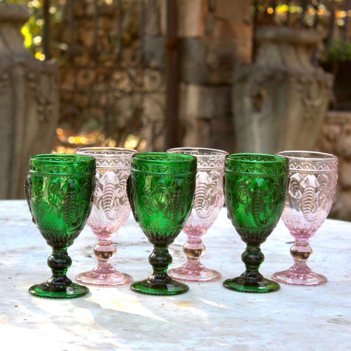 Set 6 Copas Mix Elefante1#Multicolor