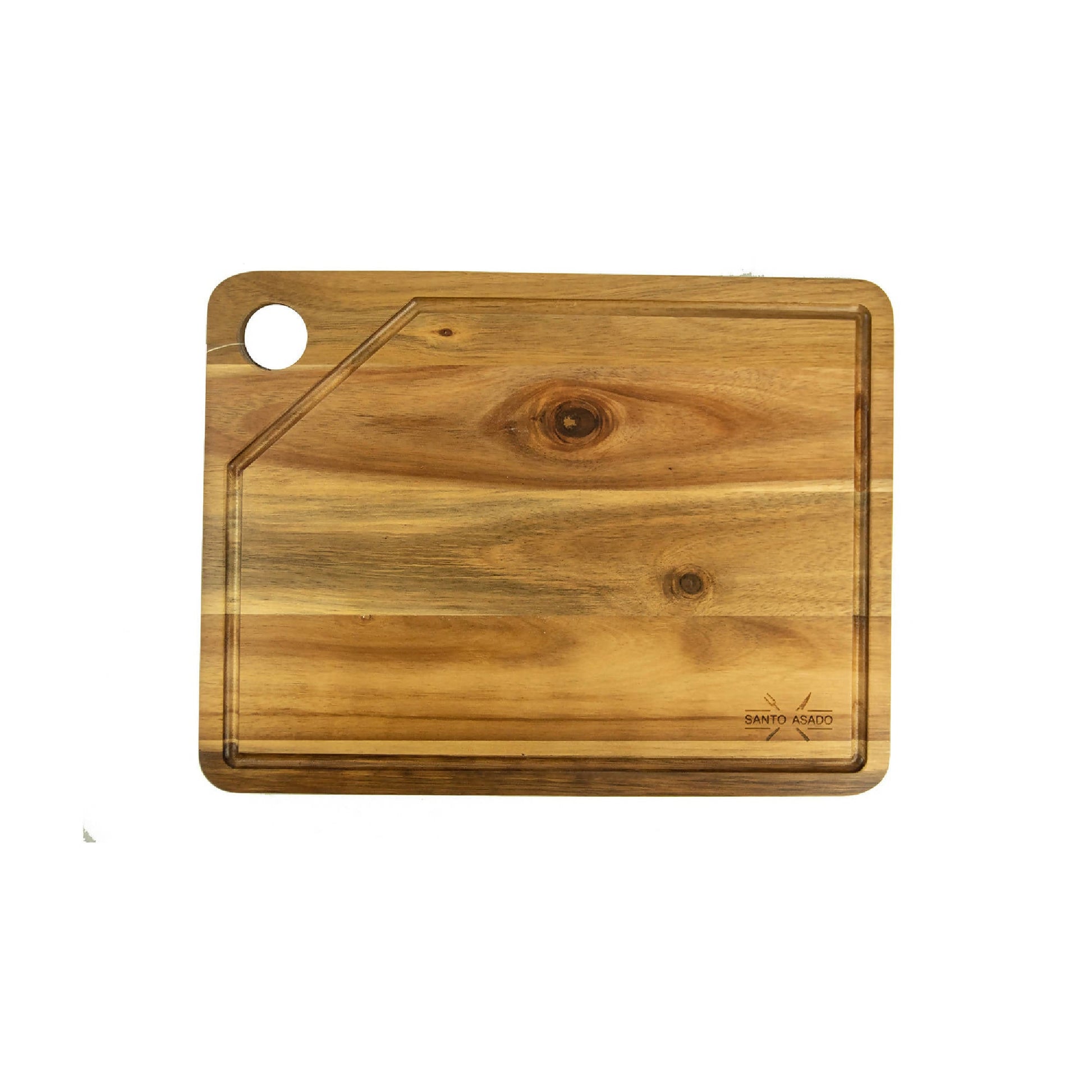 Set Sartén Hierro + Tabla Madera2#Negro