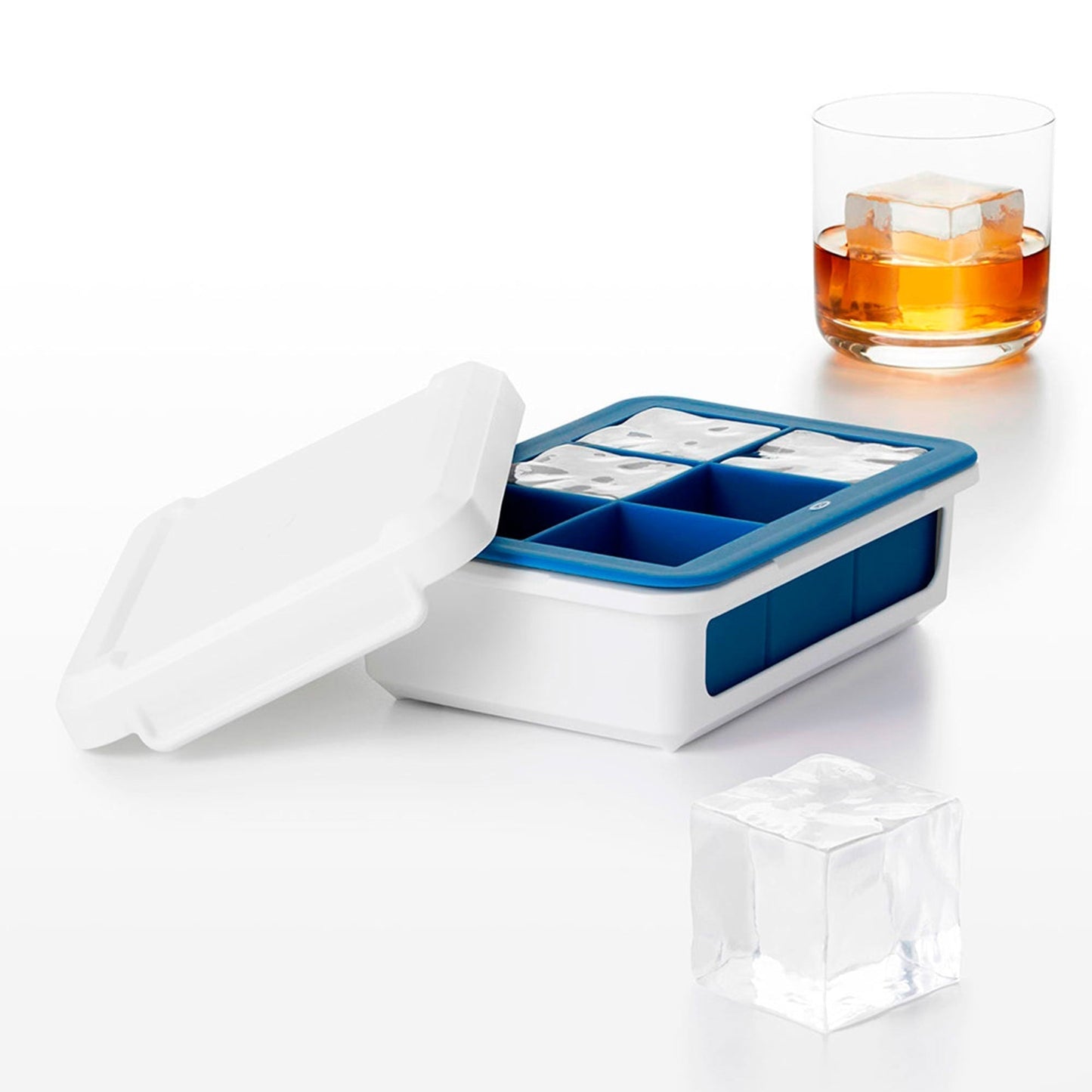 Cubetera Hielos XL Con Tapa2#Blanco