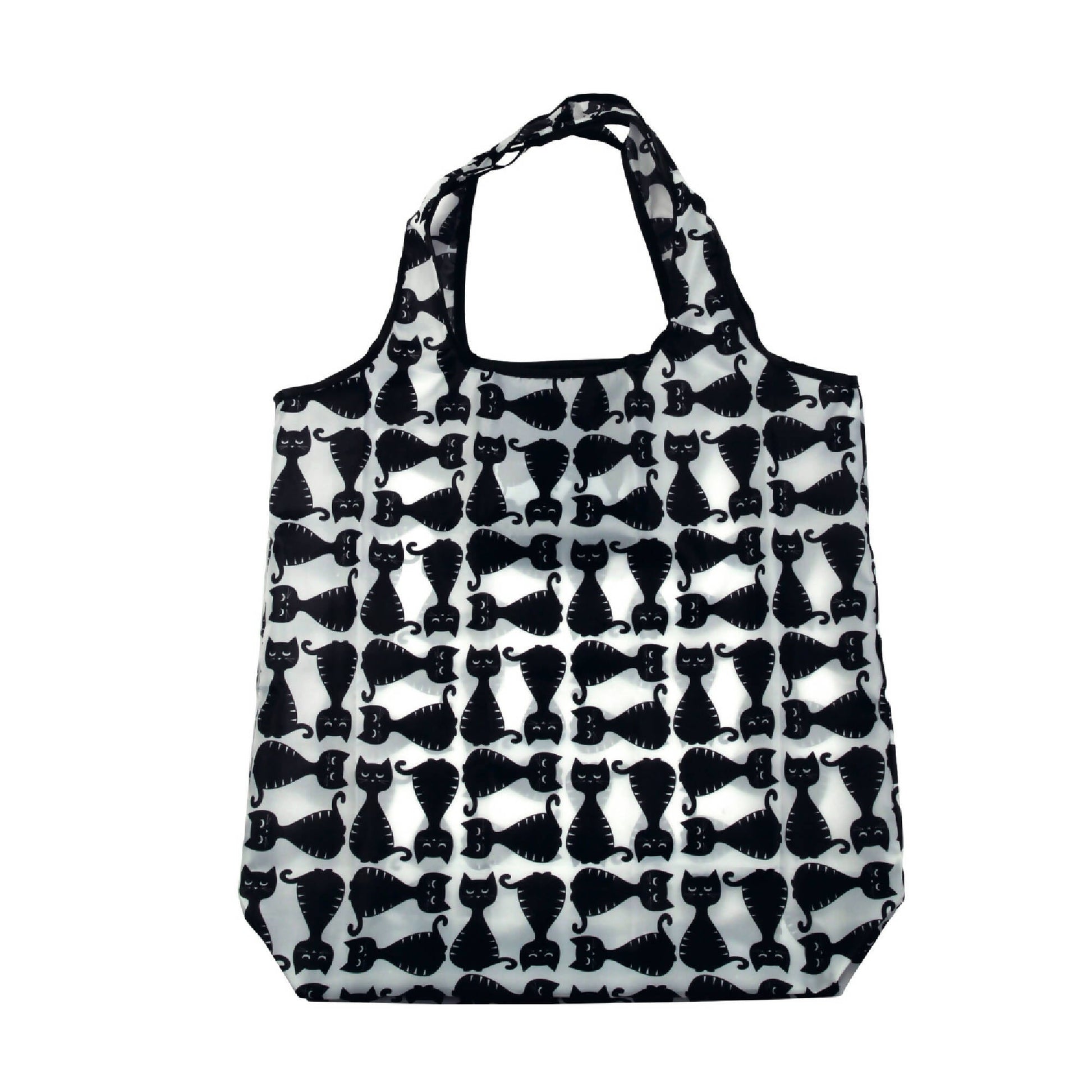 Bolsa Compras13#Blanco y Negro Gatos