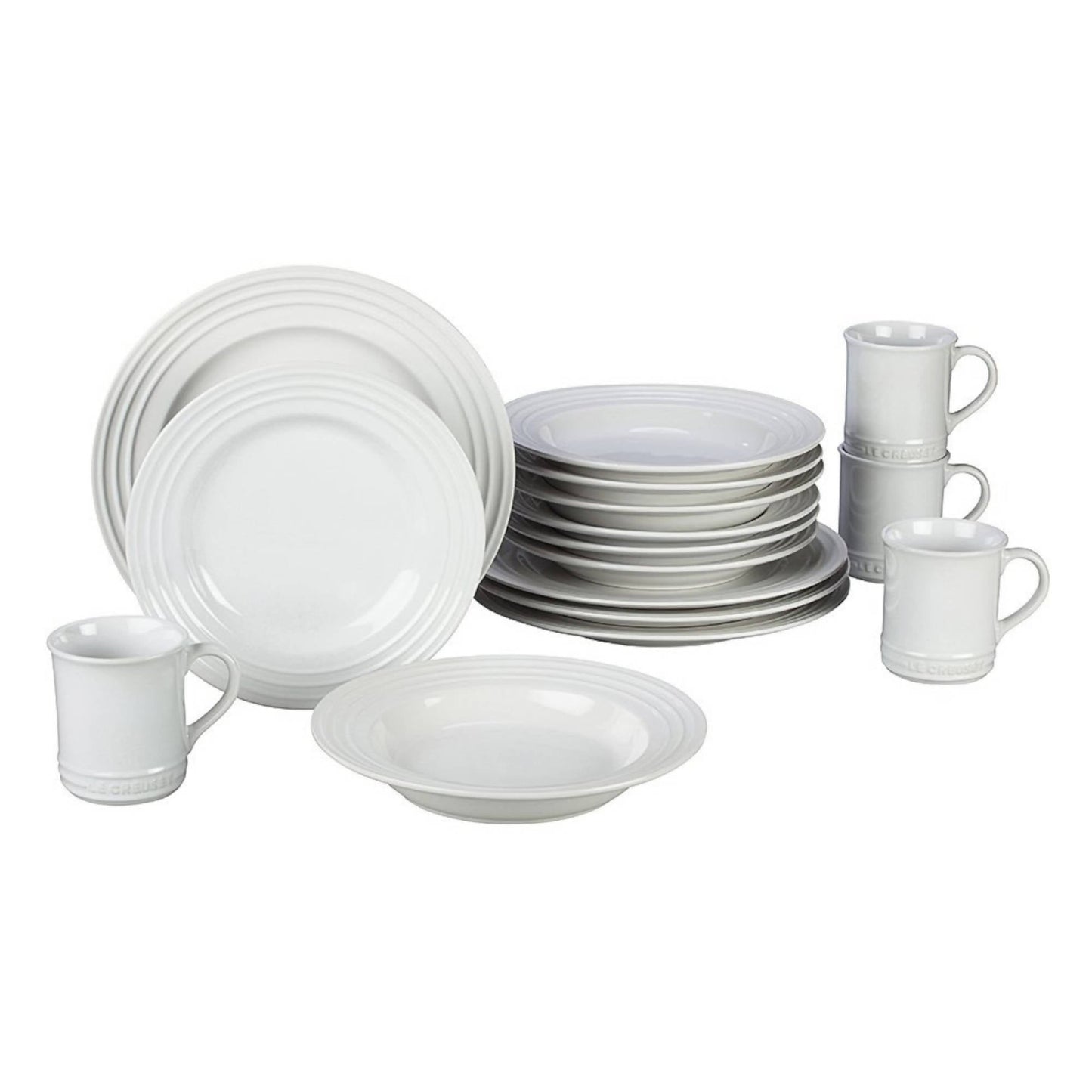 Set Vajilla Chicago 16 Pzs3#Blanco