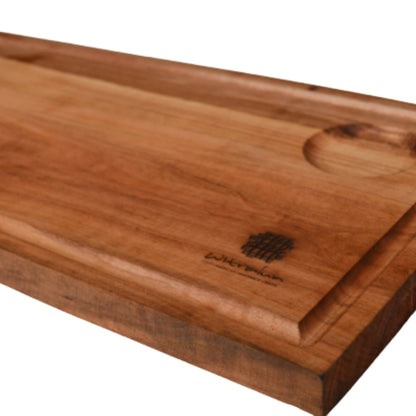 Tabla Asado Porta Sal 70 cms2#Café