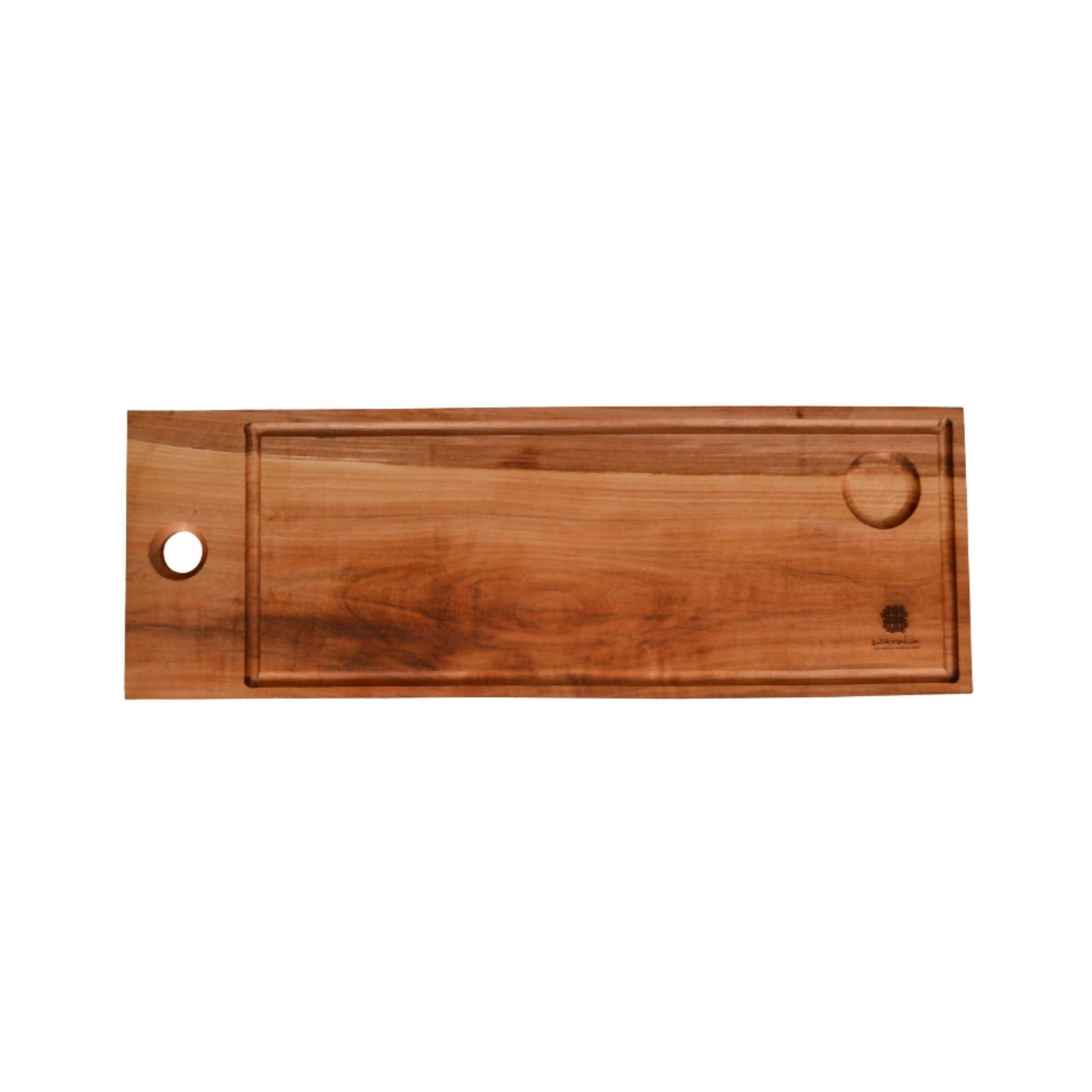 Tabla Asado Porta Sal 70 cms1#Café