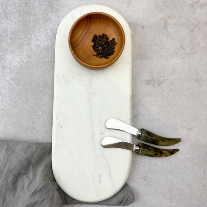 Tabla de mármol Rona1#Blanco