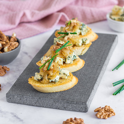 Tabla Picoteo Rectangular Oscura1#Gris Oscuro