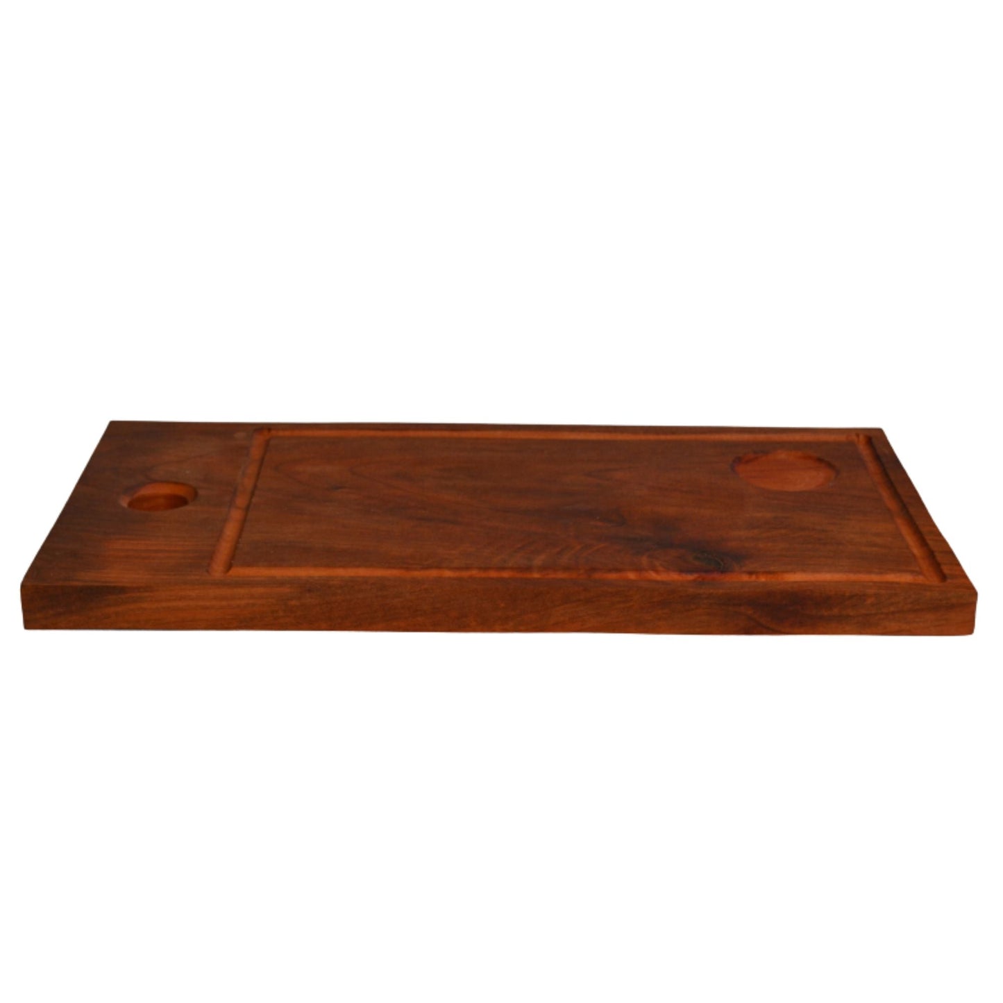 Tabla Asado Porta Sal 50 cms6#Café