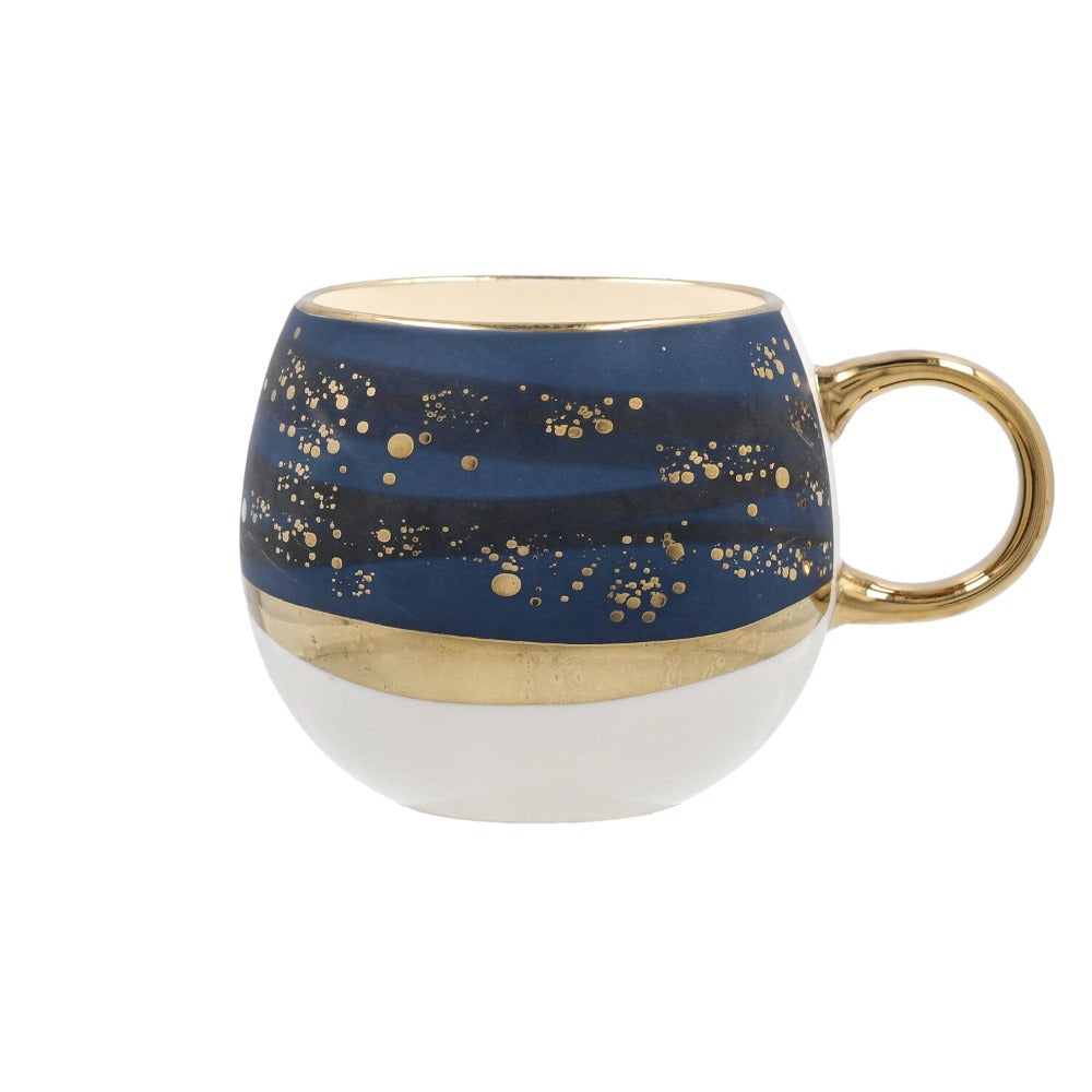 Taza Cerámica Acuarela Azul 400 ml1#Azul