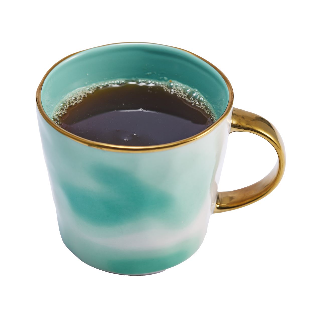 Taza Cerámica Gradient 540 ml1#Turquesa