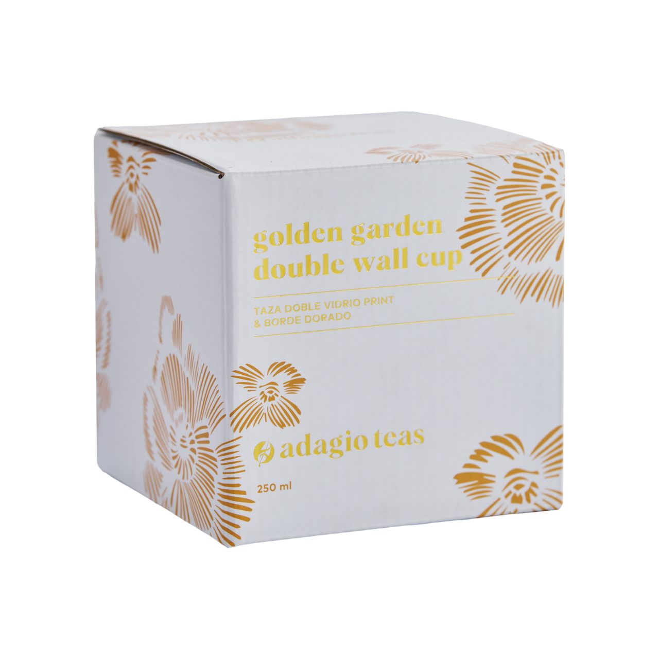 Taza Doble Vidrio Golden Garden 250 ml3#Sin Color