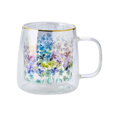 Taza Doble Vidrio Lavender Iridescent 250 ml3#Sin Color