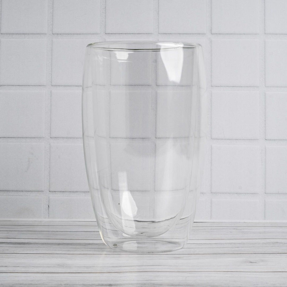 Taza Doble Vidrio Sin Asa1#Sin Color