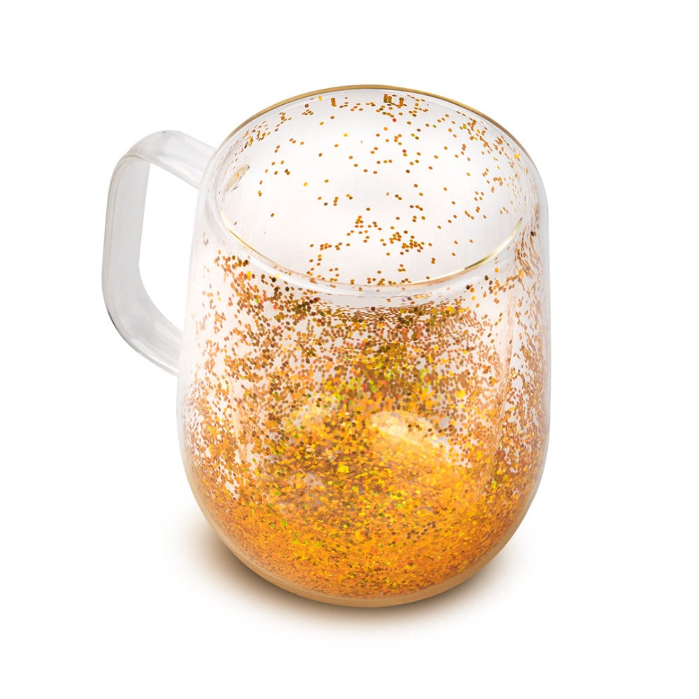 Tazón Doble Pared Vidrio Gold2#Sin Color