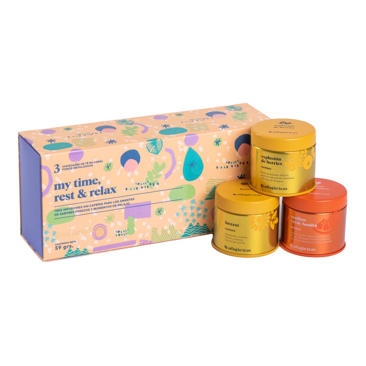 Té 3 pomos My Time1#Sin color