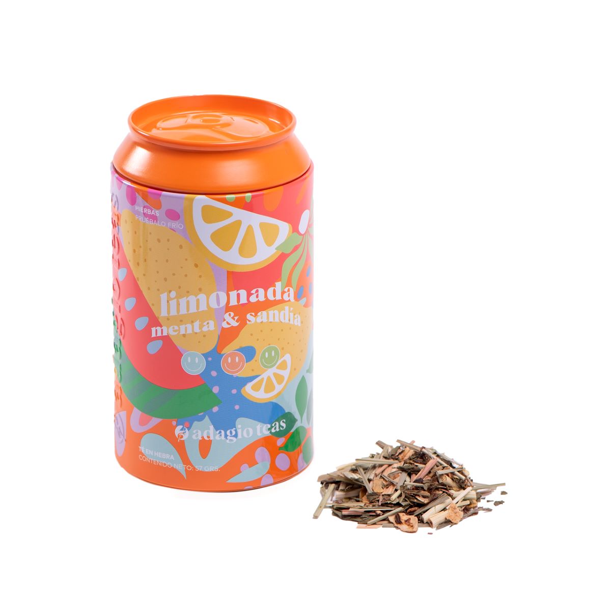 Té Limonada Sandía Menta Tin 57 grs1#Naranjo