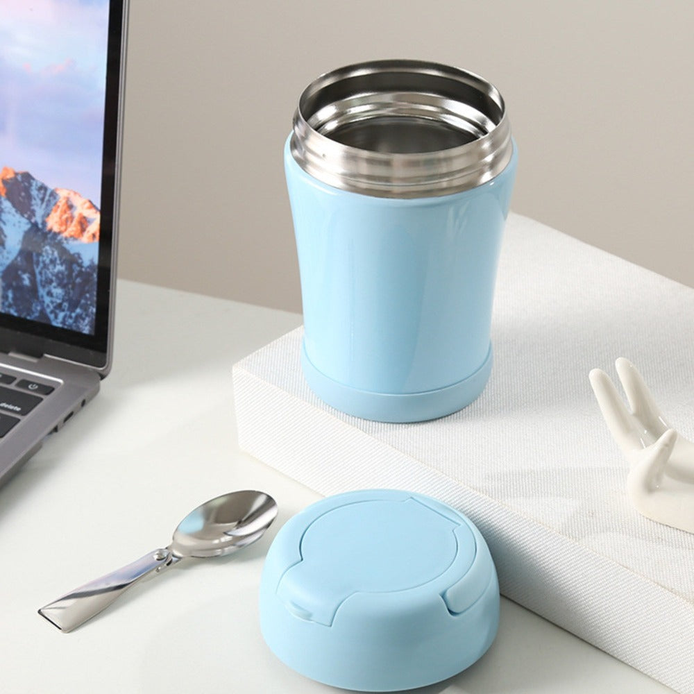 Termo Comida 400ml Cuchara2#Azul