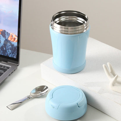 Termo Comida 400ml Cuchara2#Azul