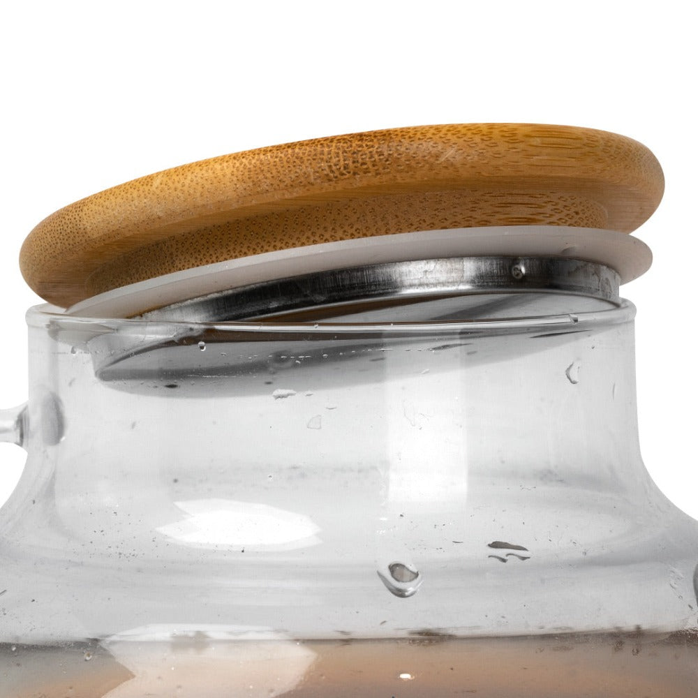 Pack Tetera Bambú + Infusión Indigo  + Cuchara + Recarga Infusion Relajante4#Azul