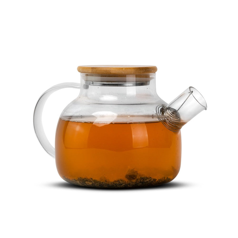 Pack Tetera Bambú + Infusión Indigo  + Cuchara + Recarga Infusion Relajante3#Azul