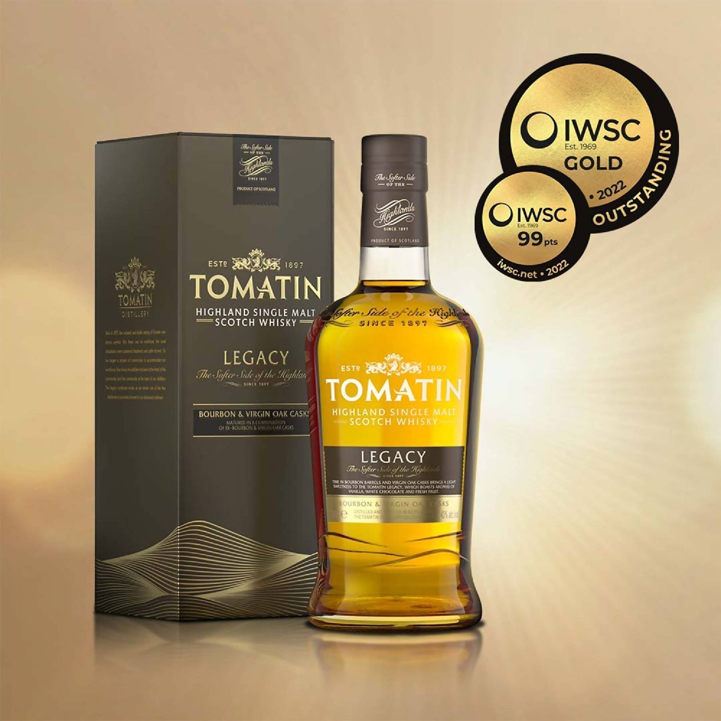Tomatin Single Malt Tomatin Legacy 750 ml3#Sin color