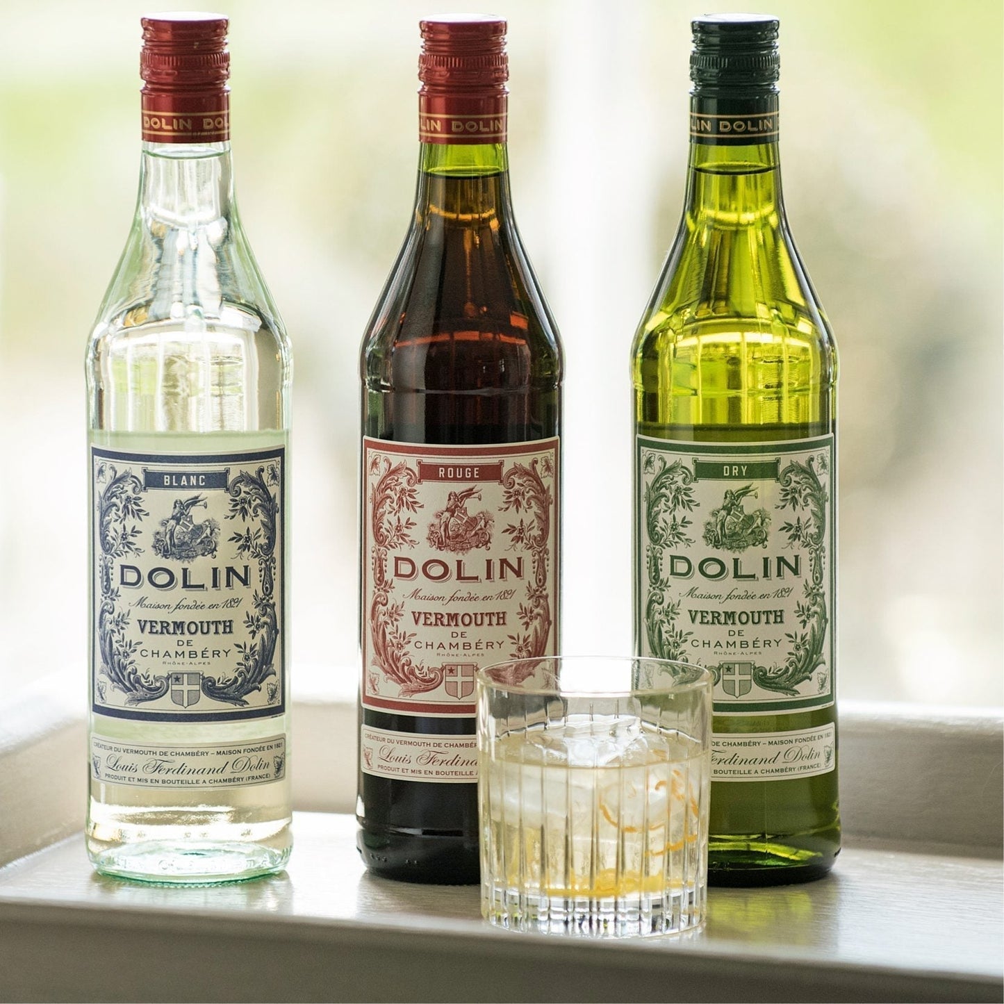 Trilogia de Vermouth Dolin (Dry, Rouge, Blanc)2#Sin color