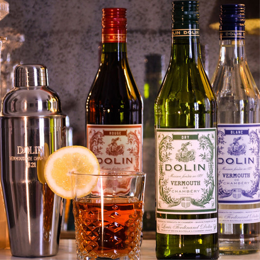 Trilogia de Vermouth Dolin (Dry, Rouge, Blanc)1#Sin color