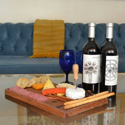 Tabla Queso Porta Galletas 40 cm2#Café