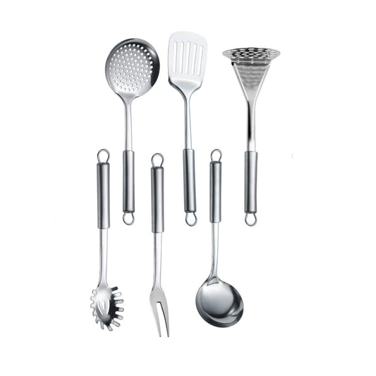Set 6 Utensilios de Cocina Acero Inoxidable1#Acero